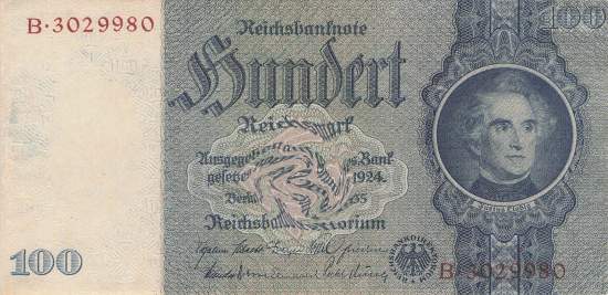 100 Mark 1935 ro.176c B